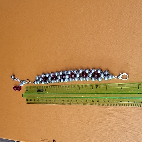 Flower design pearls beads bracelet - Picture 10 of 14